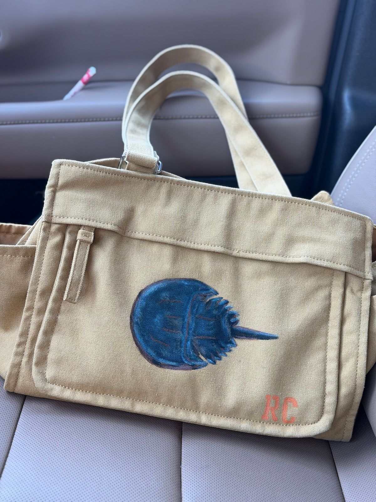 Rare Catch Horseshoe Crab Tote (custom pre-order)